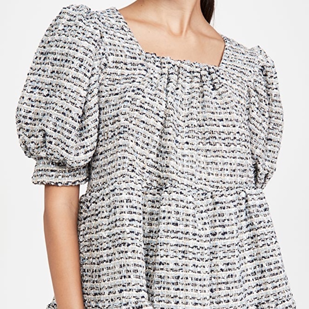 Sister Jane Waltz Tweed Confetti Dress
